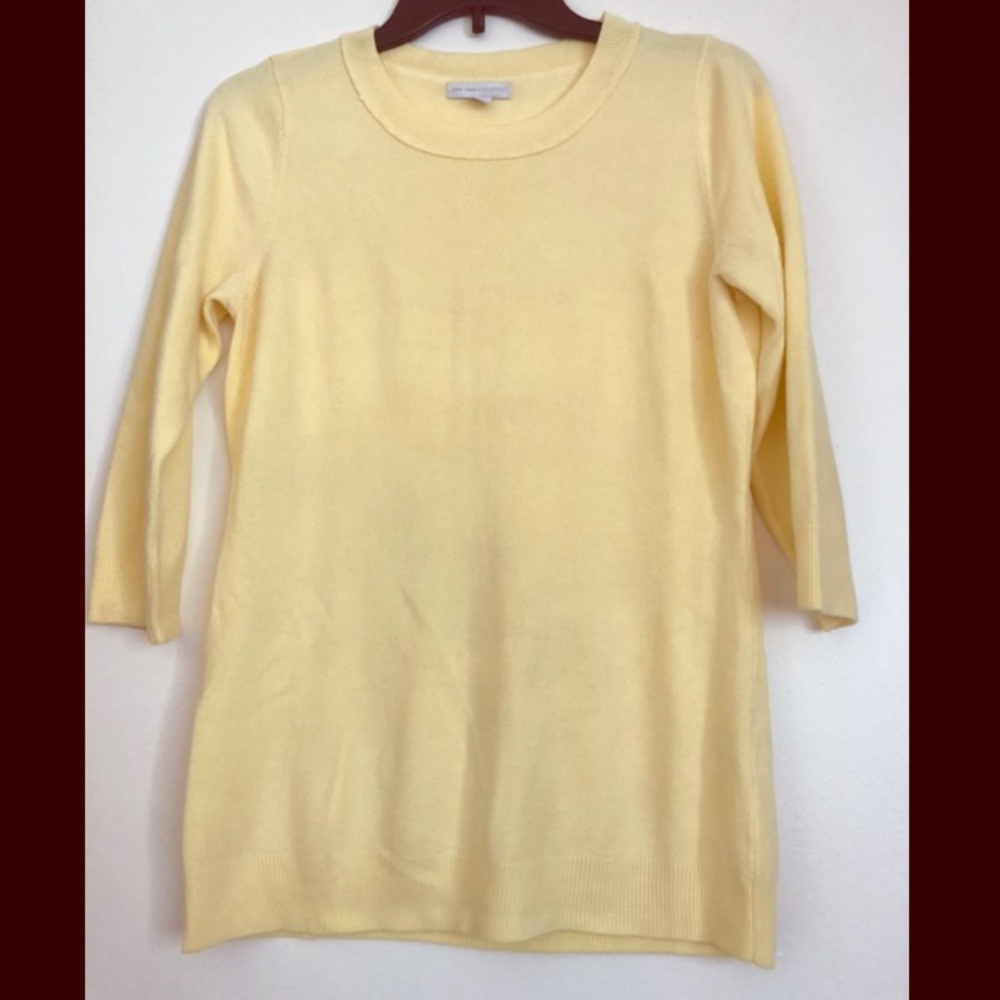 Pastel Yellow super soft crew neck sweater